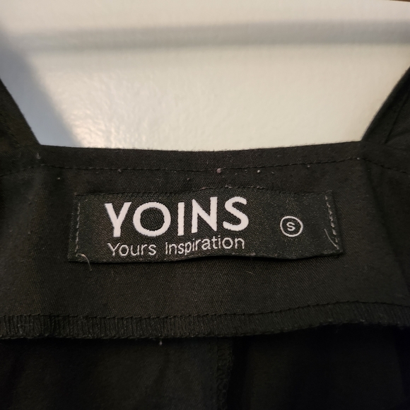 Yoins Black Overalls - Picture 3 of 3
